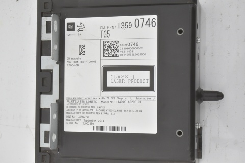 RADIO NAWIGACJA WYŚWIETLACZ ZESTAW OPEL INSIGNIA A LIFT HMI