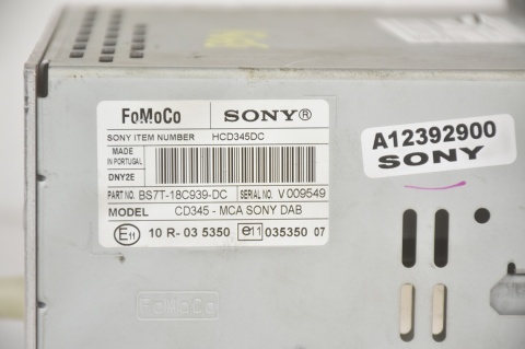 RADIOODTWARZACZ FORD SONY BS7T-18C939-DC