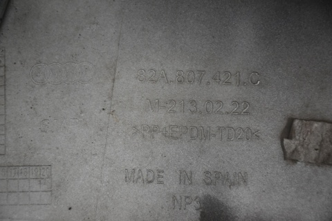 ZDERZAK TYLNY TYŁ AUDI A1 II CITYCARVER PDC LZ7W 82A807421C