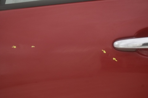 DRZWI PRZEDNIE PRZÓD LEWE FIAT 500L 111/A