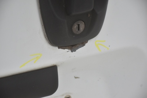 DRZWI TYLNE TYŁ LEWE BIPPER NEMO FIORINO