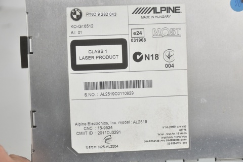 RADIO CZYTNIK NAWIGACJI BMW F10 F20 F30 9282043