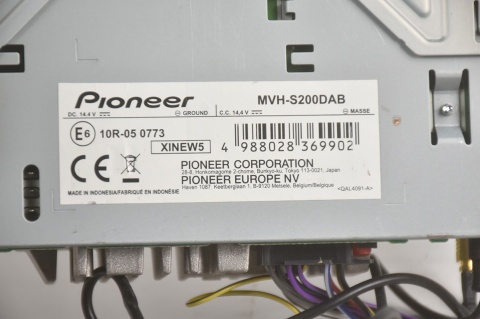 RADIOODTWARZACZ RADIO PIONEER MVH-S200DAB