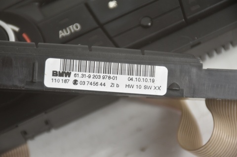 PANEL KLIMATYZACJI NAWIEWU BMW E90 9242409