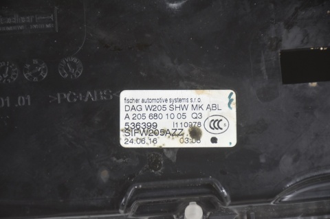 PANEL TUNEL ŚRODKOWY SCHOWEK MERCEDES C W205 A2056803805