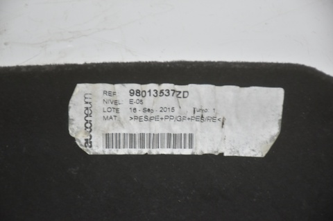 PÓŁKA BAGAŻNIKA CITROEN C4 CACTUS 98013537ZD