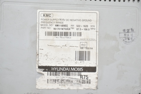 RADIO CD KIA RIO III 961701W750CA AM110IHEE