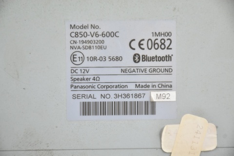 RADIO CD NAWIGACJA MAZDA 3 II BL C850-V6-600C