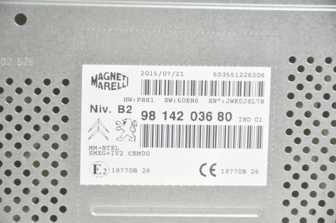 RADIO EKRAN CITROEN BERLINGO 9814203680