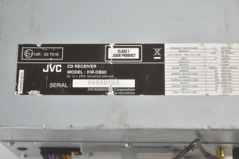 RADIO JVC KW-DB60 2DIN MP3 USB