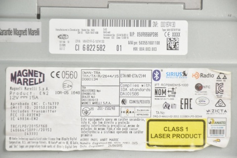 RADIO NAWIGACJA BMW 5 F10 F11 6822582