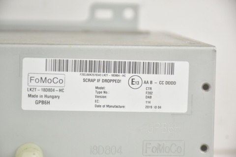 RADIO NAWIGACJA CZYTNIK NAVI FORD TRANSIT MK8 LK2T-18D804-HC