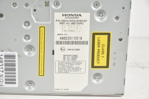 RADIO NAWIGACJA HONDA CR-V III 39540-SWA-E050-M1