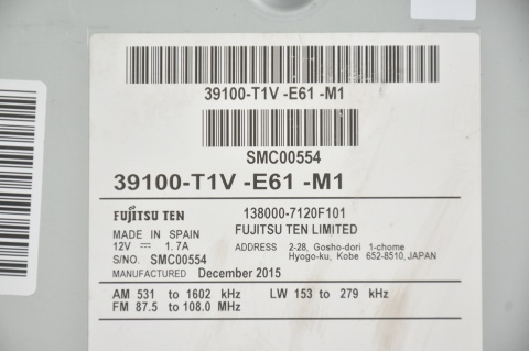 RADIO NAWIGACJA HONDA CR-V IV LIFT 39100-T1V-E61-M1