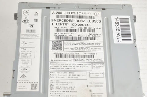 RADIO NAWIGACJA MERCEDES CB W205 A2059008917