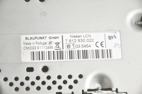 RADIO NAWIGACJA NISSAN QASHQAI J10 2591BH10C 7612830022