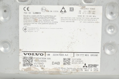 RADIO NAWIGACJA VOLVO XC90 XC40 32247689AA