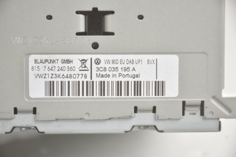 RADIO NAWIGACJA VW GOLF VI 3C8035195A