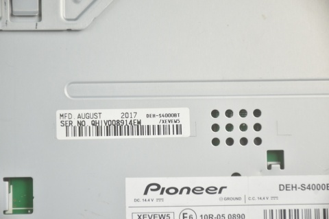 RADIOODTWARZACZ RADIO PIONEER BLUETOOTH DEH-S4000BT