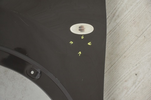 BŁOTNIK PRZEDNI PRZÓD LEWY NISSAN QASHQAI J10 LIFT GABG