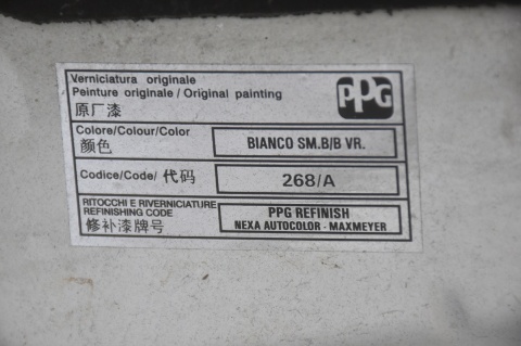 MASKA POKRYWA SILNIKA LANCIA YPSILON III 268/A