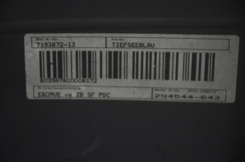 ZDERZAK PRZEDNI PRZÓD BMW 5 E60 E61 LIFT PDC A76/5