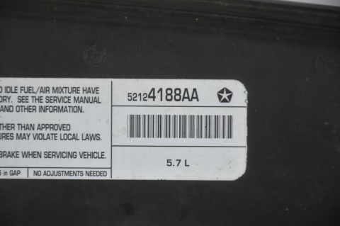 MASKA POKRYWA SILNIKA JEEP GRAND CHEROKEE III WK