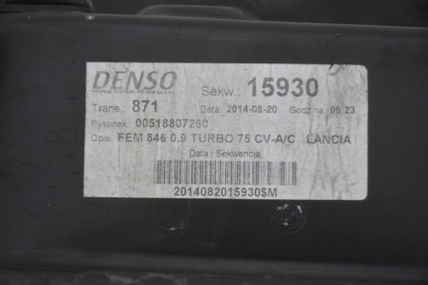 WZMOCNIENIE PAS PRZEDNI LANCIA YPSILON III 11-15 BENZYNA 0.9 TURBO