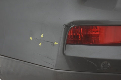 ZDERZAK TYLNY TYŁ HONDA CRV CR-V IV LIFT PDC NH737M