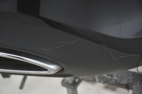 ZDERZAK TYLNY TYŁ MERCEDES A-KLASA W177 AMG SEDAN KOSMOSSCHWARZ