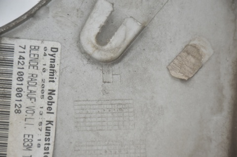 LISTWA NAKŁADKA BŁOTNIKA TYLNA LEWA BMW X3 E83 M-PAKIET 354/7