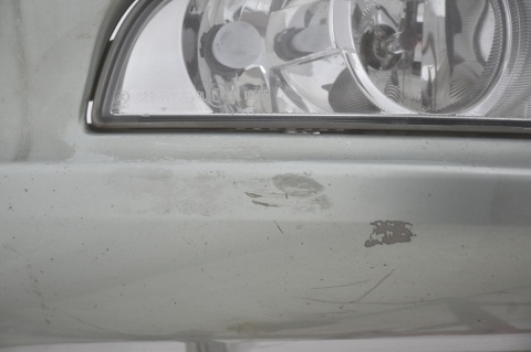 ZDERZAK PRZEDNI PRZÓD SKODA OCTAVIA II LIFT SPRYSKIWACZE 9559