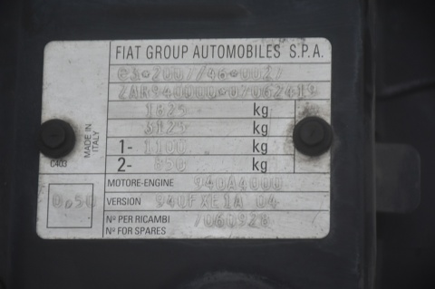 WZMOCNIENIE PAS PRZEDNI ALFA ROMEO GIULIETTA D