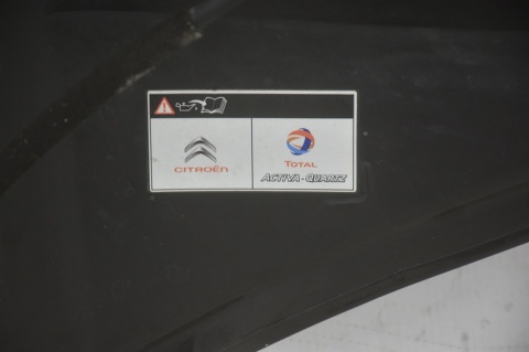 MASKA POKRYWA SILNIKA CITROEN C3 II