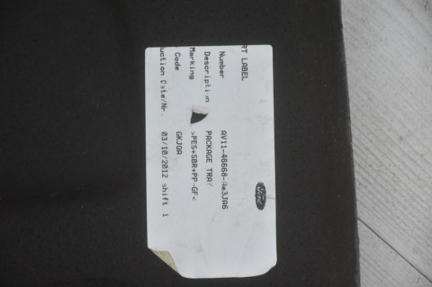 PÓŁKA BAGAŻNIKA FORD B-MAX