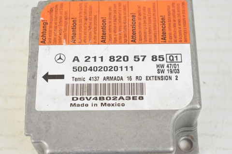 MODUŁ AIRBAG PODUSZKI POWIETRZNEJ MERCEDES W211 A2118205785