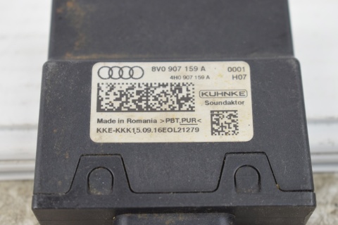 MODUŁ STEROWANIE DŹWIĘKU RADIA AUDI A3 8V 8V0907159A