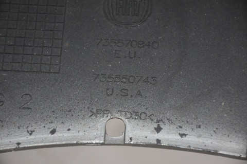 ZDERZAK TYLNY TYŁ FIAT 500L PDC TREKKING