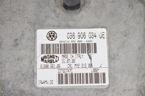 KOMPUTER STEROWNIK VW 036906034DE 6160068106 1.4 16V