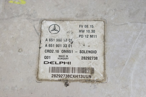 KOMPUTER STEROWNIK ZESTAW STACYJKA MERCEDES C W204 A6519005301