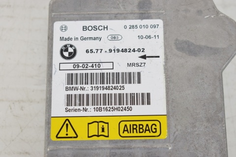 MODUŁ STEROWNIK AIRBAG BMW F30 F31 F20 F21 9194824