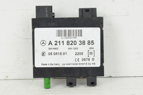 MODUŁ STEROWNIK KEYLESS MERCEDES A2118203885