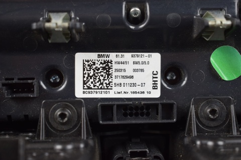 PANEL KLIMATYZACJI NAWIEWU BMW I3 9379121 5HB01123007