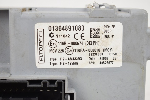 MODUŁ KOMFORTU BSI FIAT 01364891080