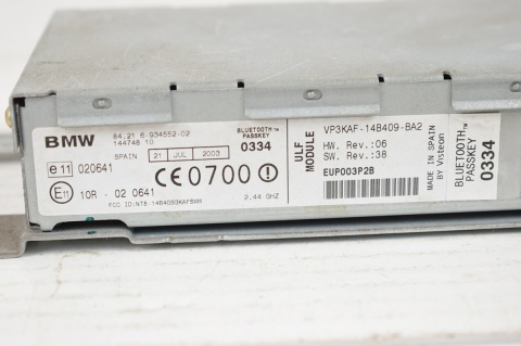MODUŁ STEROWNIK BLUETOOTH BMW E46 E39 6934552