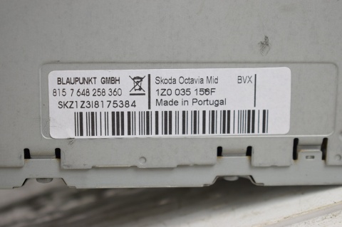 RADIO CD SKODA OCTAVIA II 2 1Z0035156F BOLERO