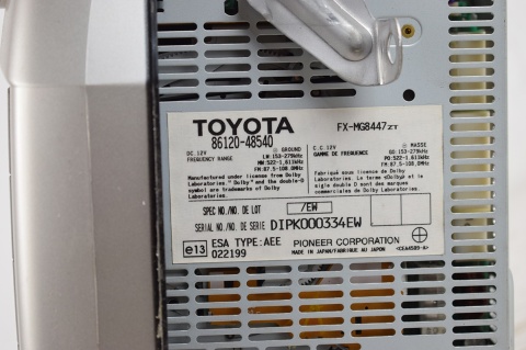 RADIO NAWIGACJA LEXUS RX 86120-48540