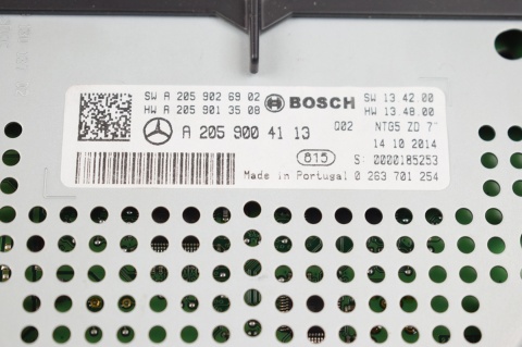 WYŚWIETLACZ EKRAN RADIA NAWIGACJI MERCEDES W205 A2059004113