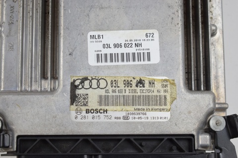 KOMPUTER STEROWNIK SILNIKA AUDI 0281015752 03L906022NH