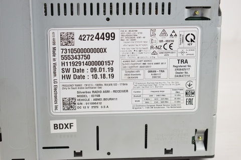 MODUŁ RADIA SILVERBOX OPEL INSIGNIA B 42724499